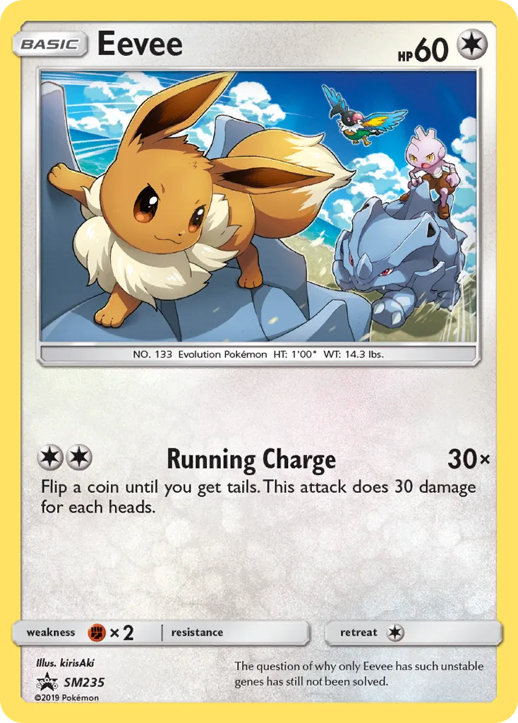 2017 SM Black Star Promos Eevee #SM235 card image