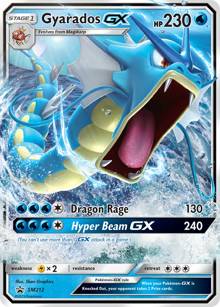 2017 SM Black Star Promos Gyarados-GX #SM212 card image