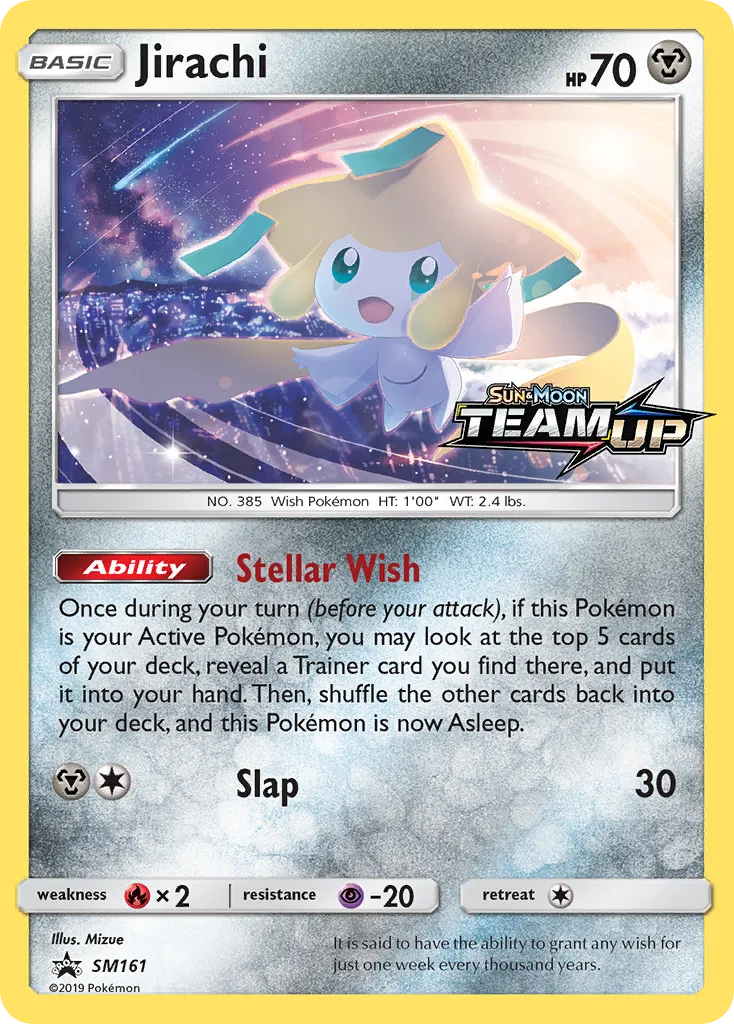 2017 SM Black Star Promos Jirachi #SM161 card image