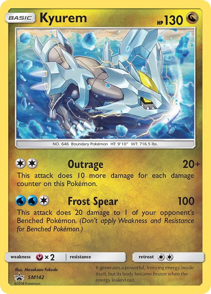 2017 SM Black Star Promos Kyurem #SM142 card image