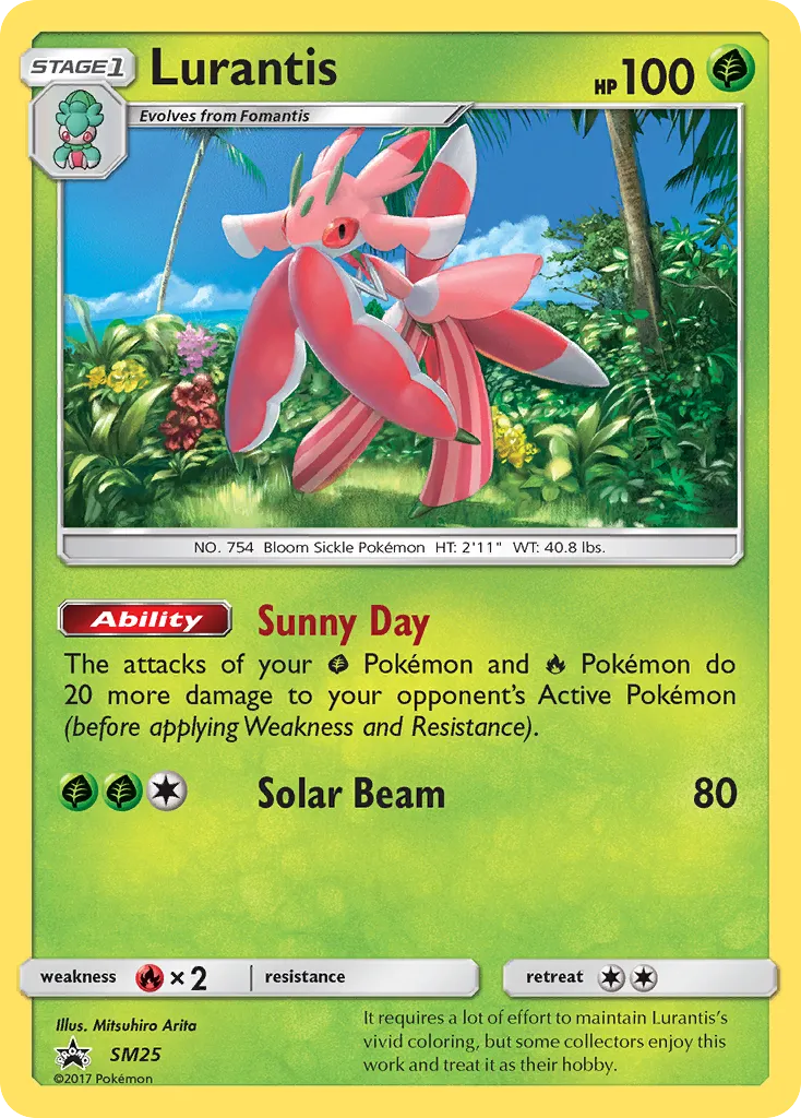 2017 SM Black Star Promos Lurantis #SM25 card image