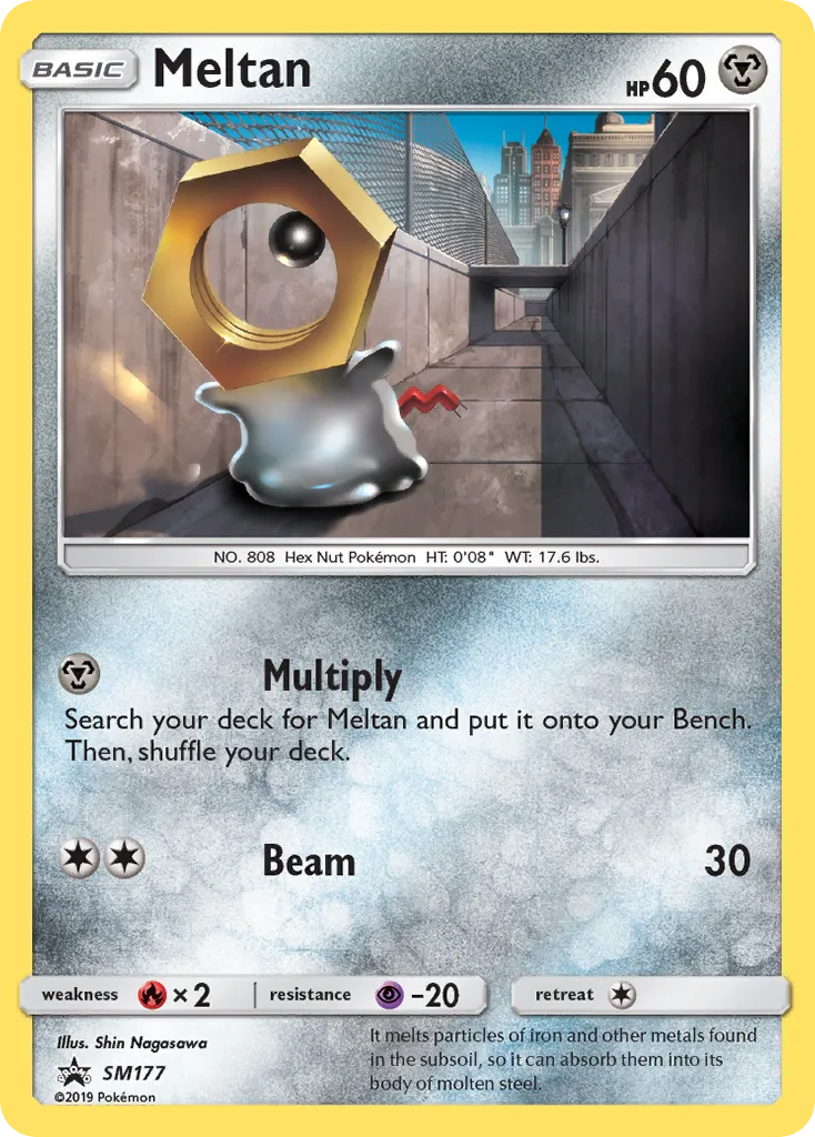 2017 SM Black Star Promos Meltan #SM177 card image