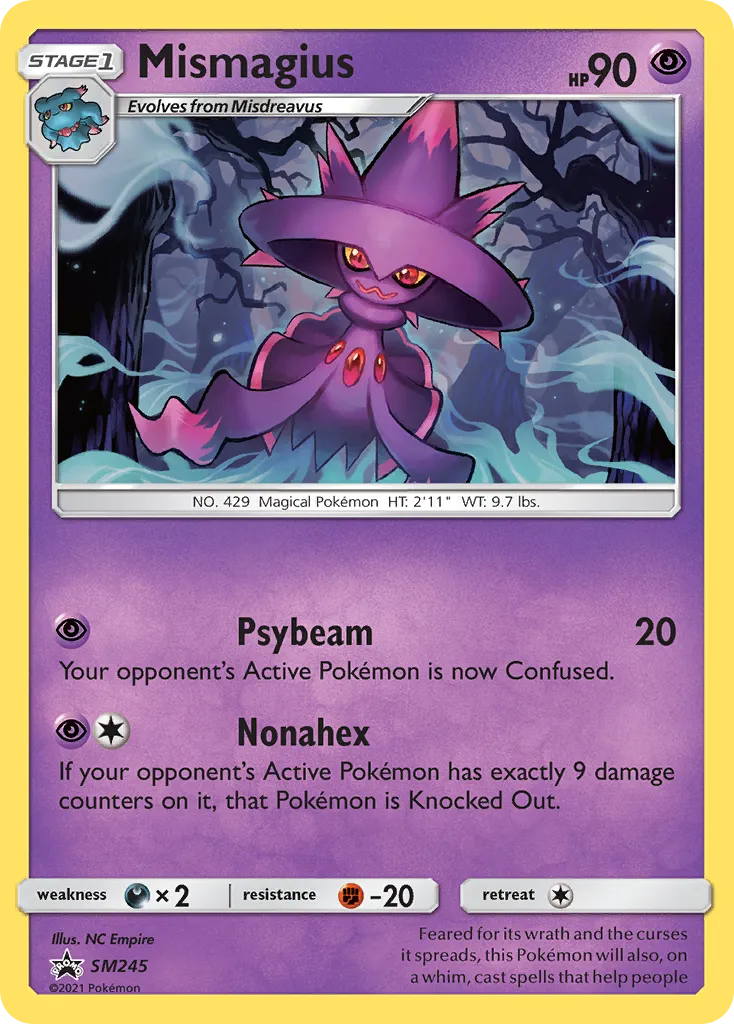 2017 SM Black Star Promos Mismagius #SM222 card image