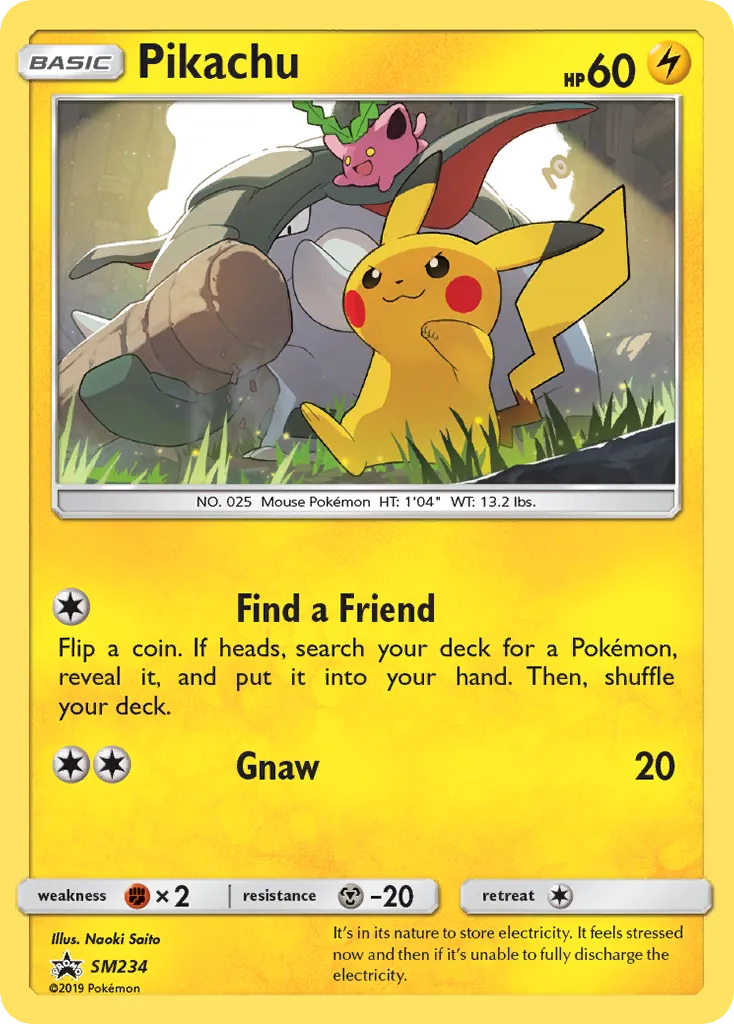 2017 SM Black Star Promos Pikachu #SM81 card image