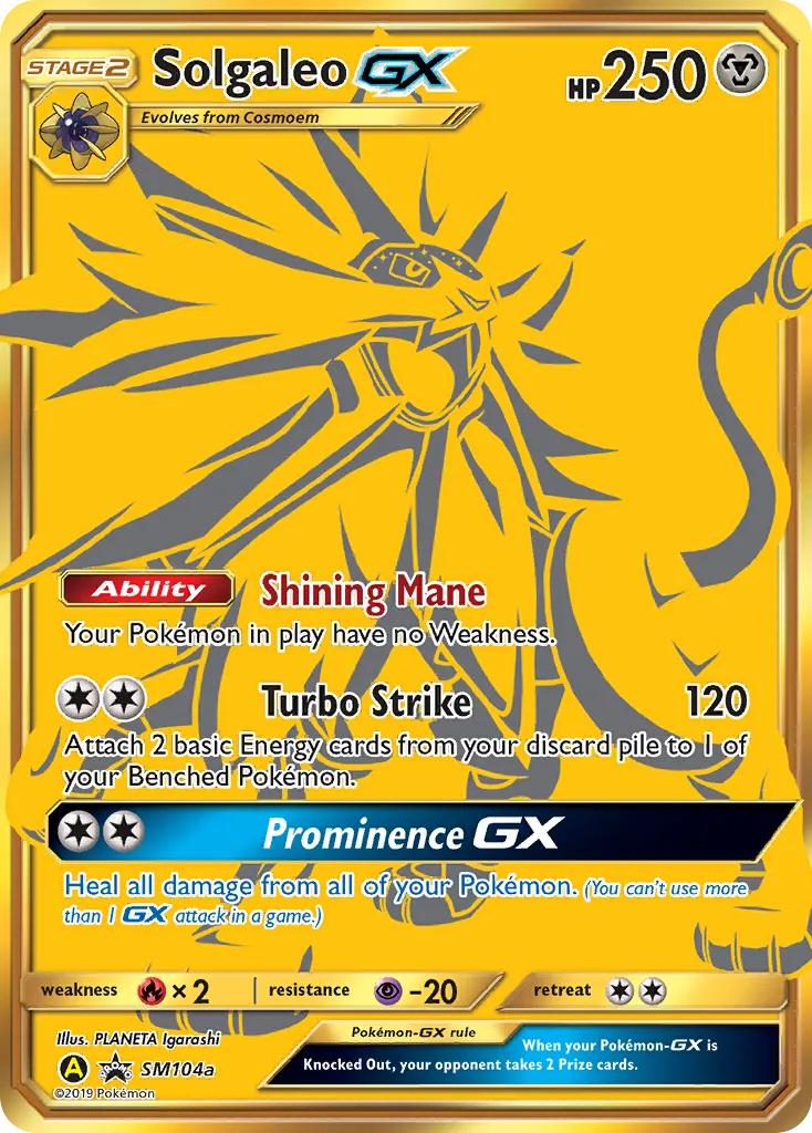 2017 SM Black Star Promos Solgaleo-GX #SM104a card image