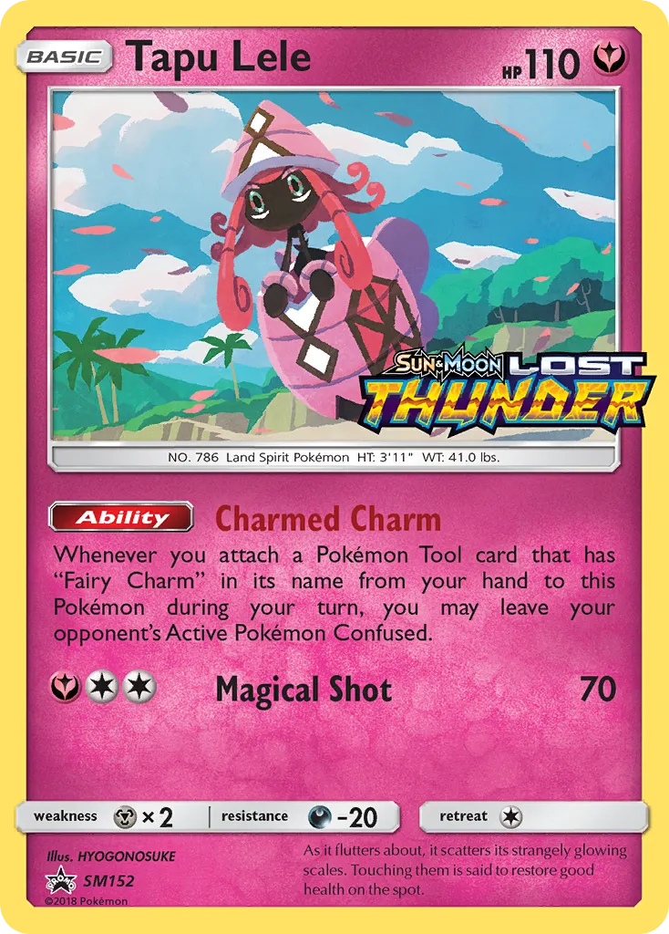 2017 SM Black Star Promos Tapu Lele #SM45 card image