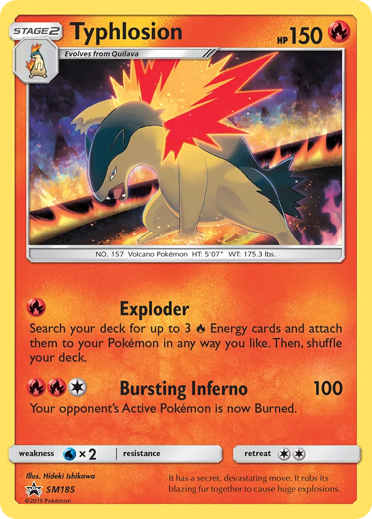 2017 SM Black Star Promos Typhlosion #SM185 card image