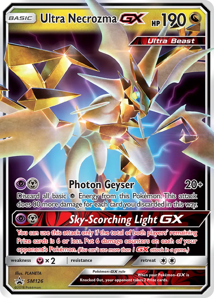 2017 SM Black Star Promos Ultra Necrozma-GX #SM126 card image