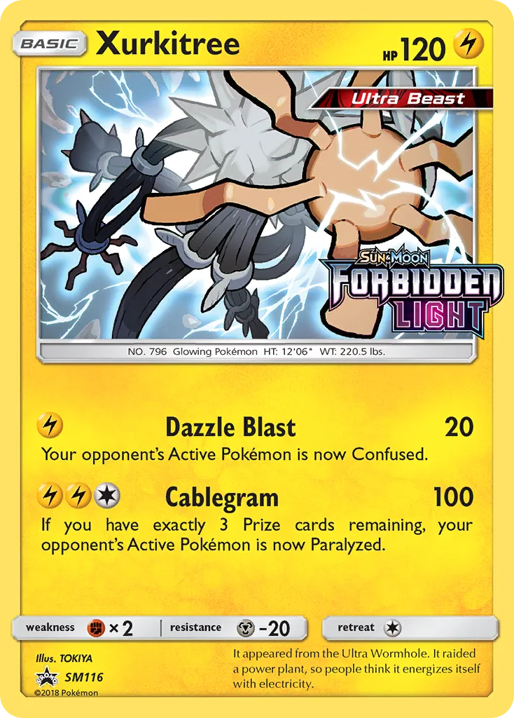2017 SM Black Star Promos Xurkitree #SM116 card image