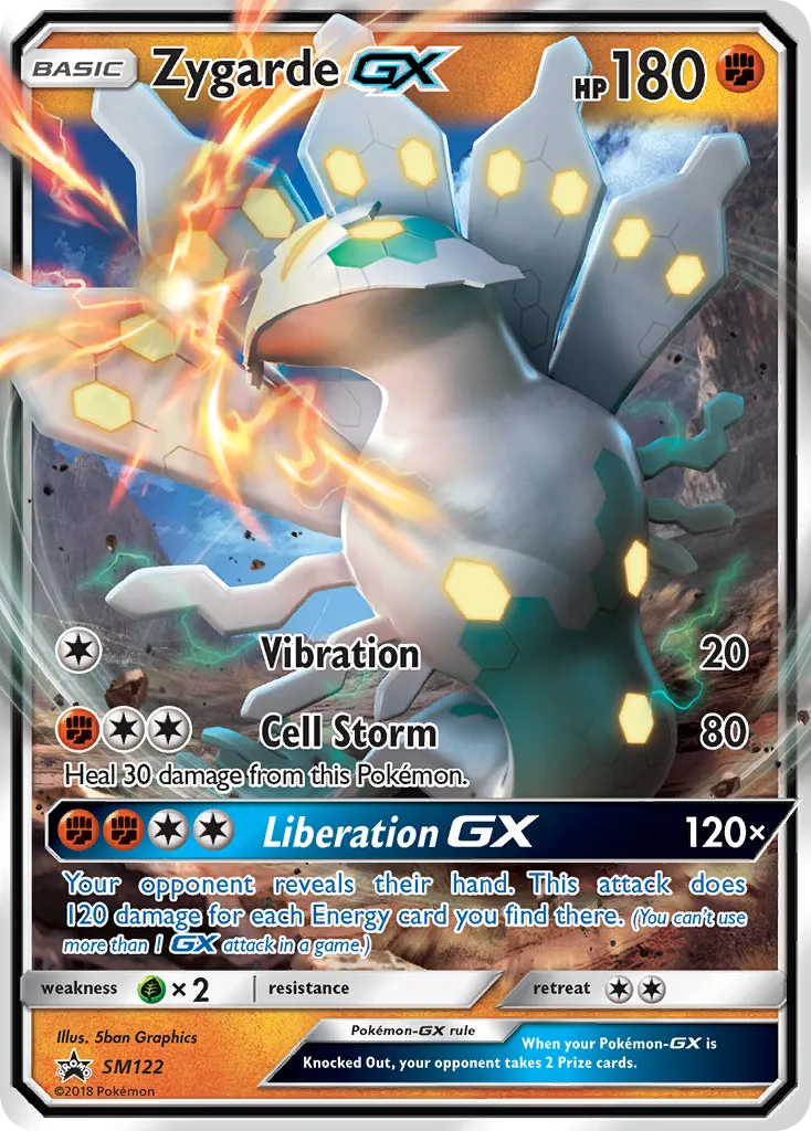 2017 SM Black Star Promos Zygarde-GX #SM122 card image