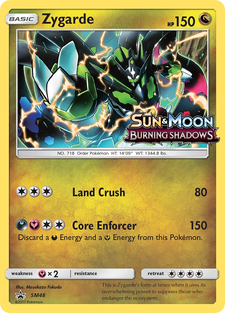 2017 SM Black Star Promos Zygarde #SM15 card image