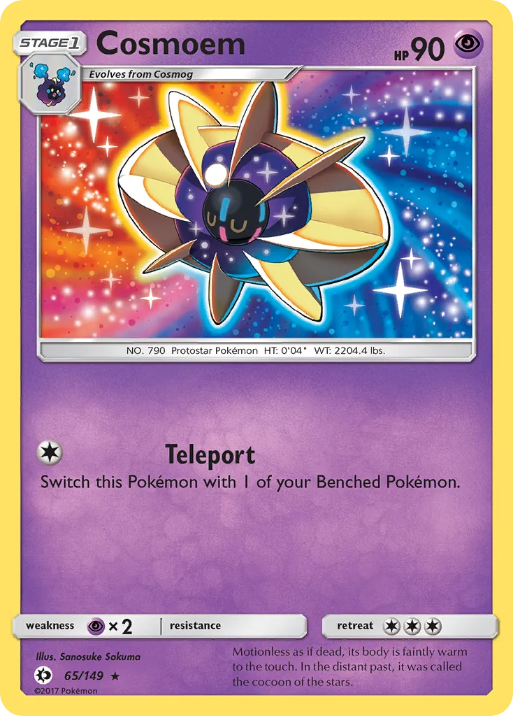 2017 Sun & Moon Cosmoem Rare #065/149 Rare card image
