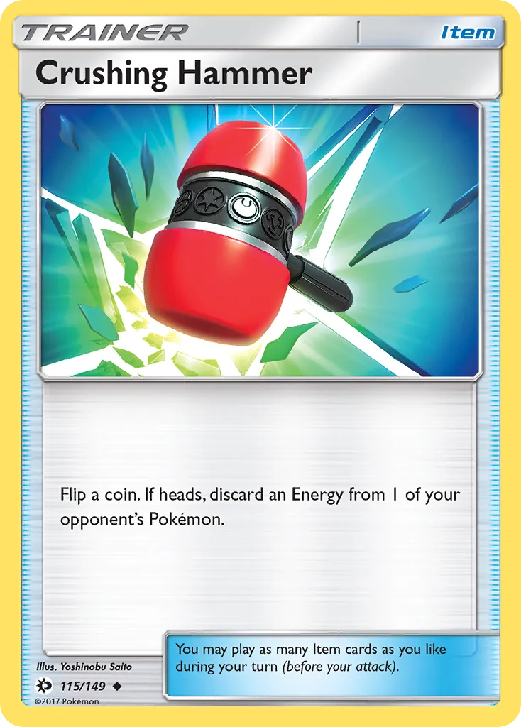 2017 Sun & Moon Crushing Hammer Uncommon #115/149 Uncommon card image