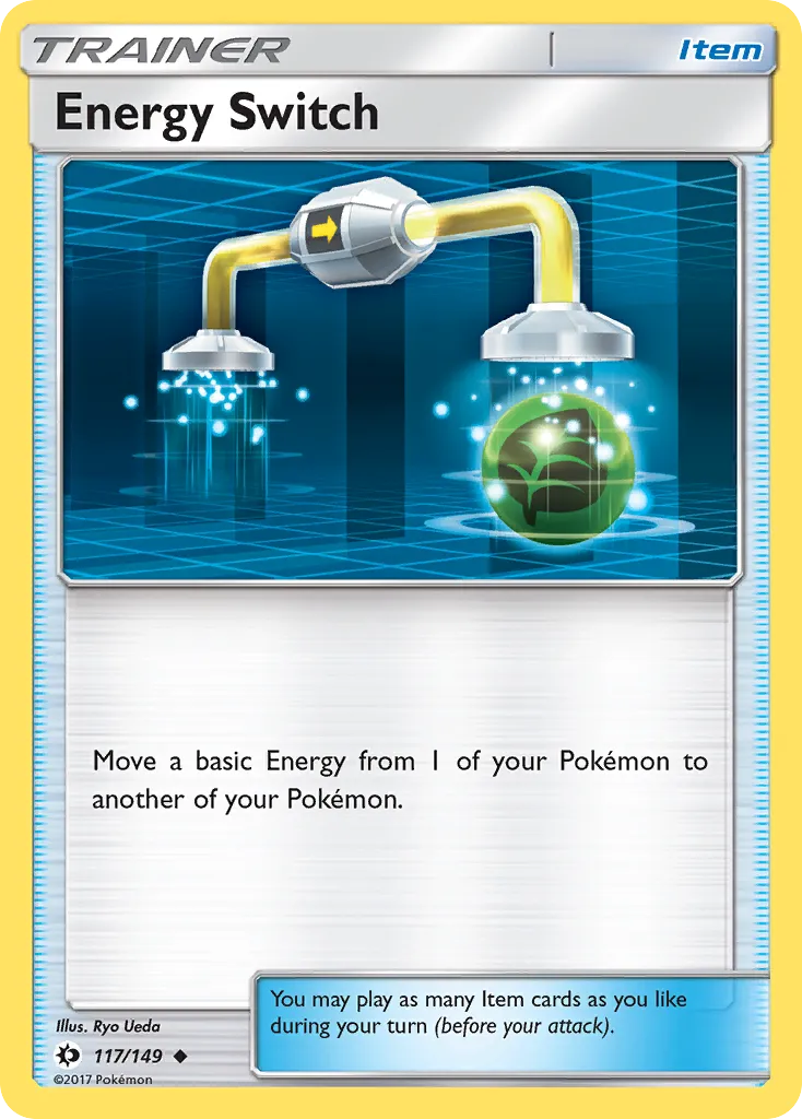 2017 Sun & Moon Energy Switch Uncommon #117/149 Uncommon card image