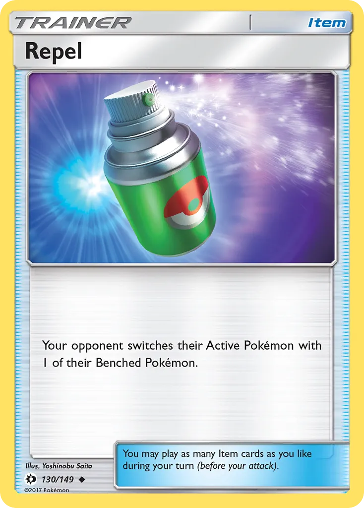 2017 Sun & Moon Repel Uncommon #130/149 Uncommon card image