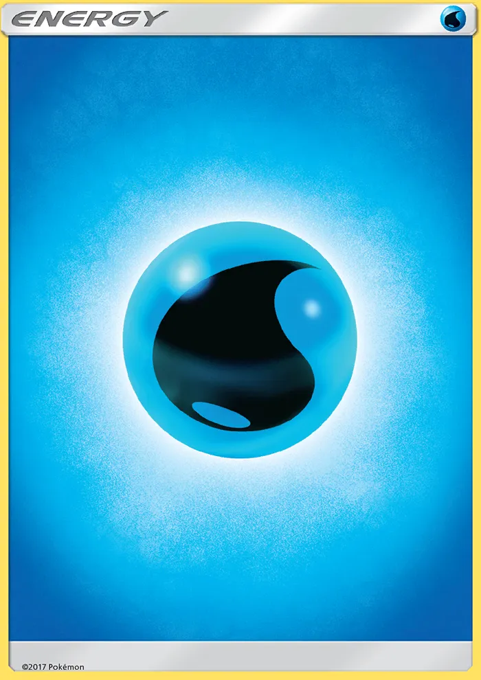 2017 Sun & Moon Water Energy Common #166/149 Common card image