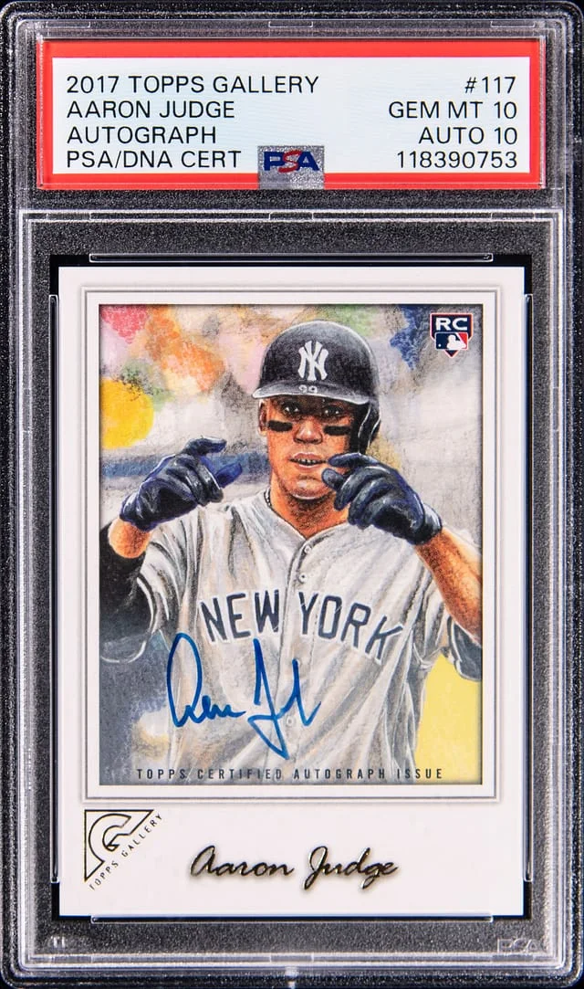 2017 Topps Aaron Judge Gallery Canvas #117 card image