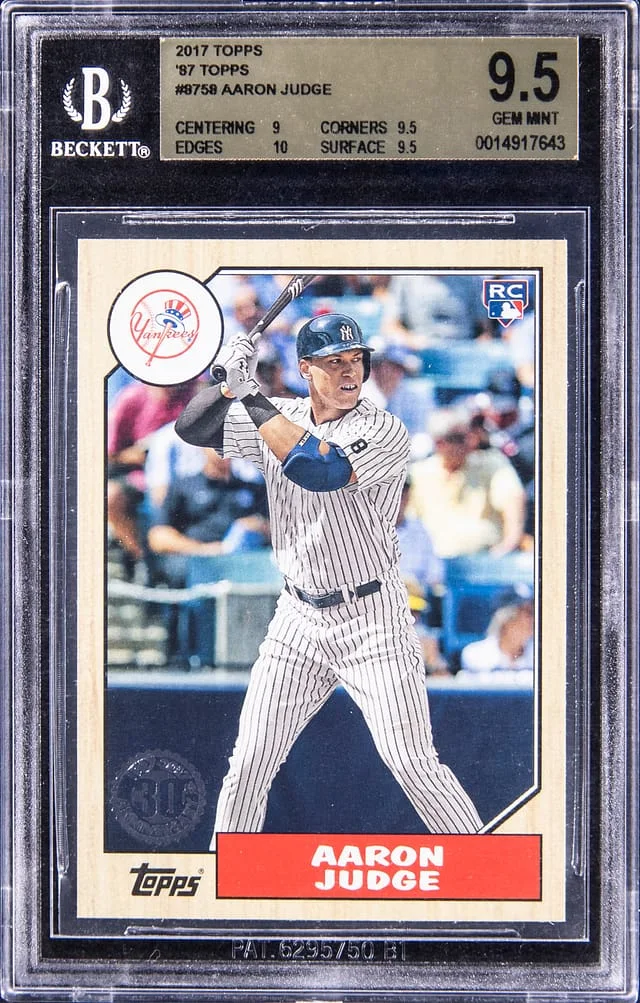 2017 Topps Aaron Judge 87 Topps #87-58 card image