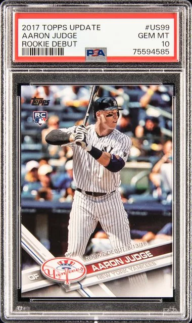 2017 Topps Aaron Judge Debut #US99 card image