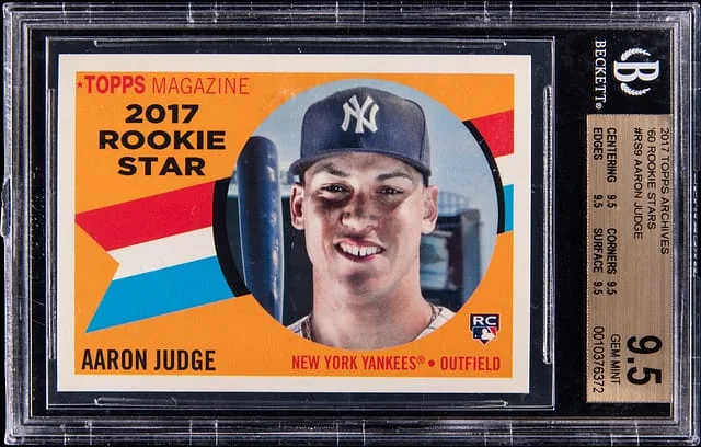 2017 Topps Archives Aaron Judge 60 Stars #RS-9 card image