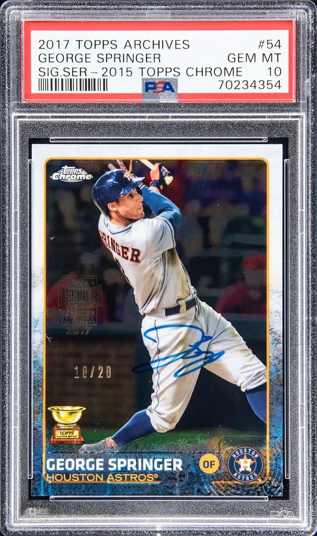 2017 Topps Archives George Springer #54 card image