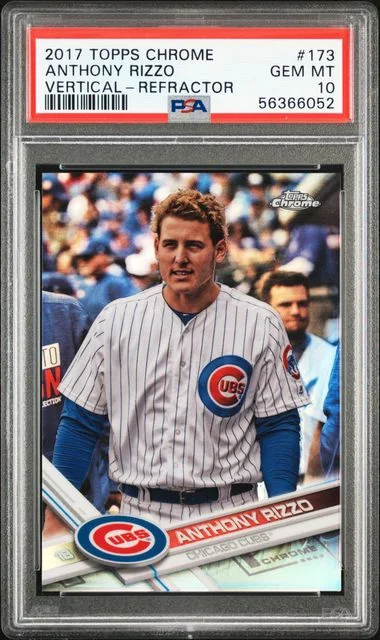 2017 Topps Chrome Anthony Rizzo #173 card image