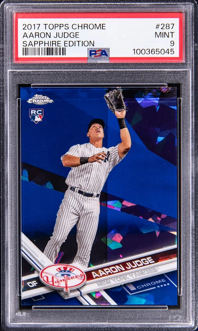 2017 Topps Chrome Sapphire Edition Aaron Judge #287 card image