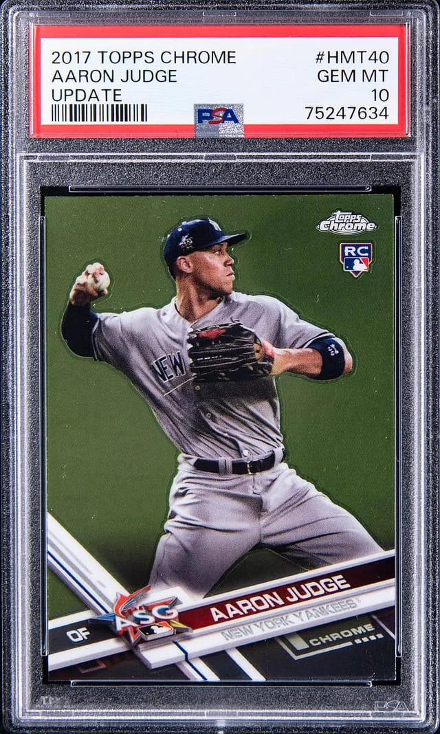 2017 Topps Chrome Update Aaron Judge #HMT-40 card image