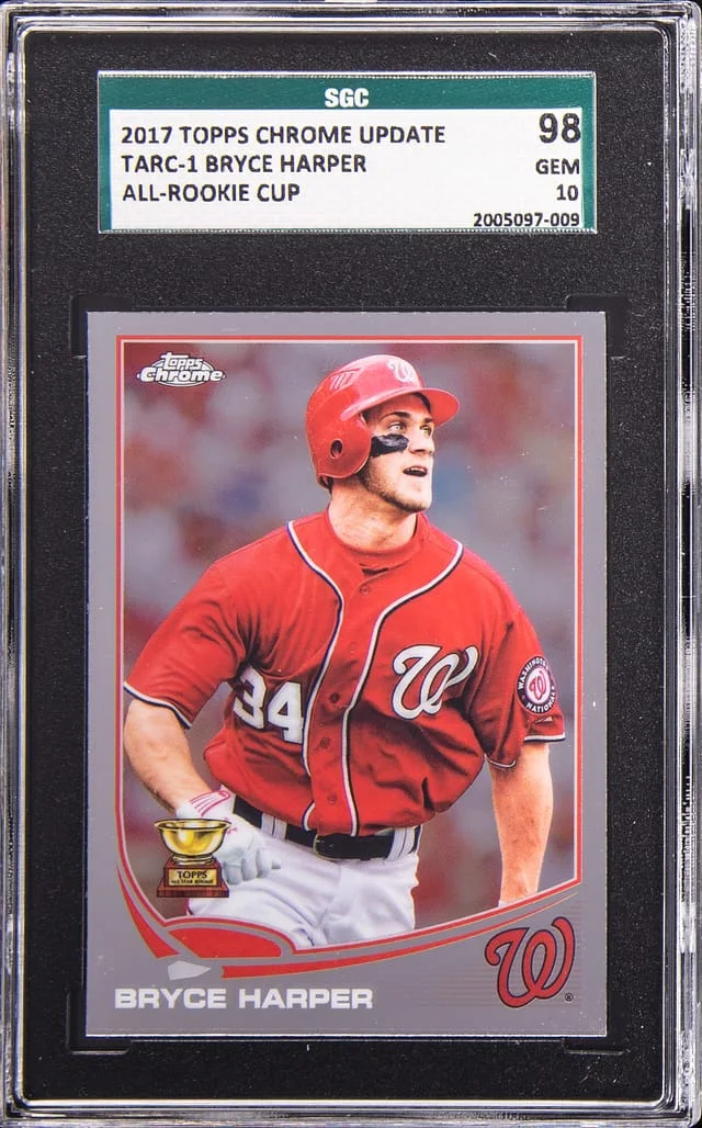 2017 Topps Chrome Update Bryce Harper All- Cup #TARC-1 card image