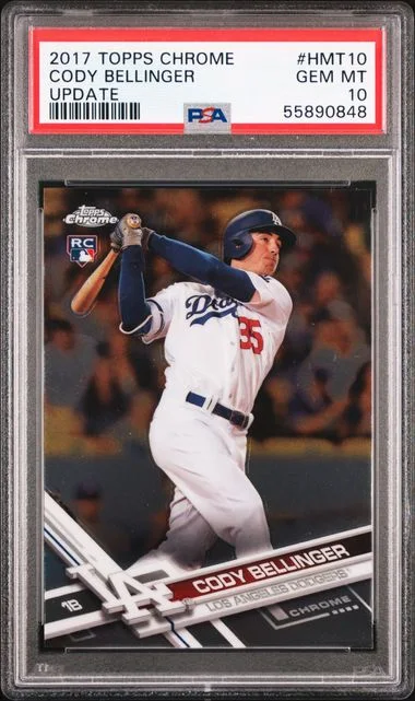 2017 Topps Chrome Update Cody Bellinger #Hmt10 card image