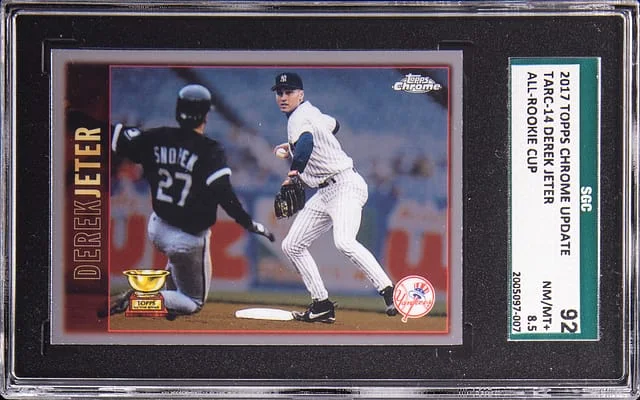2017 Topps Chrome Update Derek Jeter All- Cup #TARC-14 card image