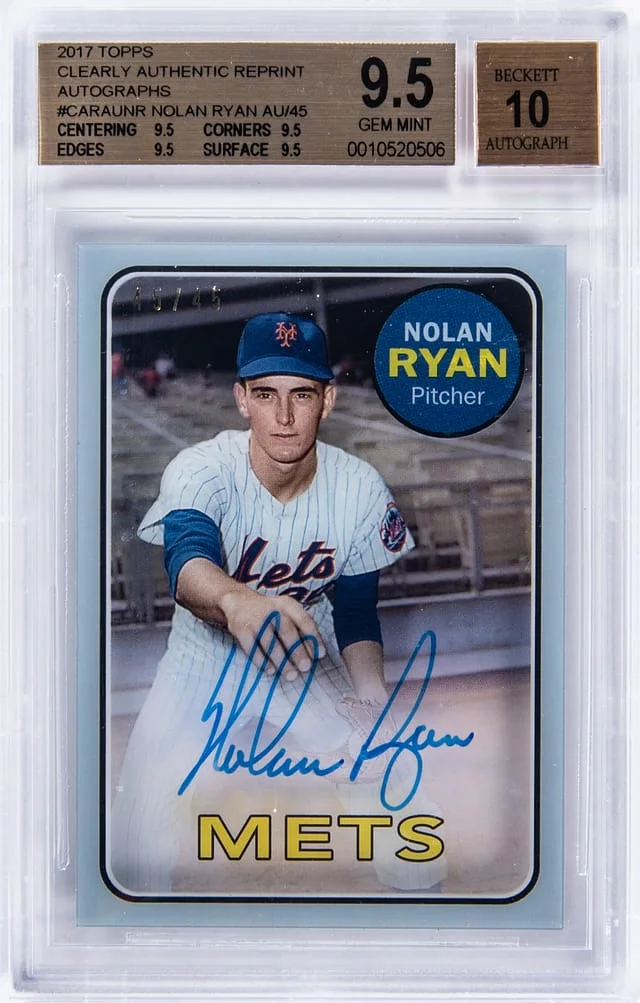 2017 Topps Clearly Authentic Reprint #no-number card image