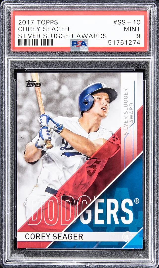 2017 Topps Corey Seager Silver Slugger Awards #SS-10 card image