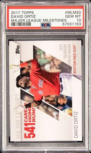2017 Topps David Ortiz Major League Milestones #MLM-20 card image