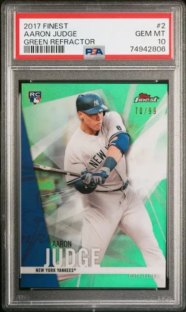 2017 Topps Finest Aaron Judge #2 card image