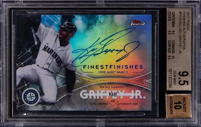 2017 Topps Finest Ken Griffey Jr. Finishes Autographs #FINA-KGJ card image