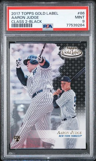 2017 Topps Gold Label 86 Aaron Judge Class #2-Black card image