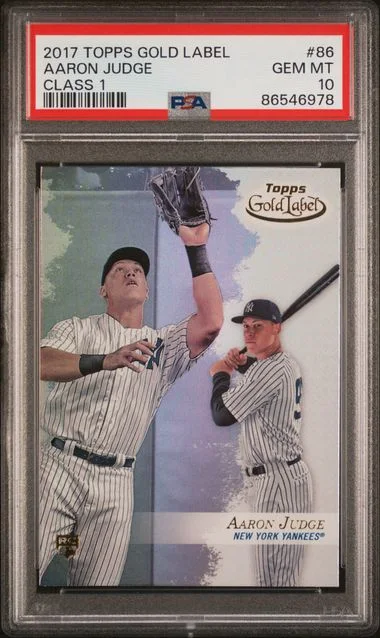 2017 Topps Gold Label Class 1 Aaron Judge #86 card image