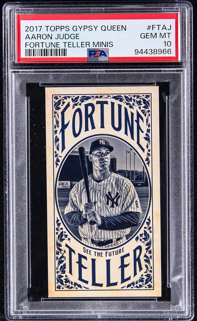 2017 Topps Gypsy Queen Aaron Judge Fortune Tellers Minis #FTAJ card image