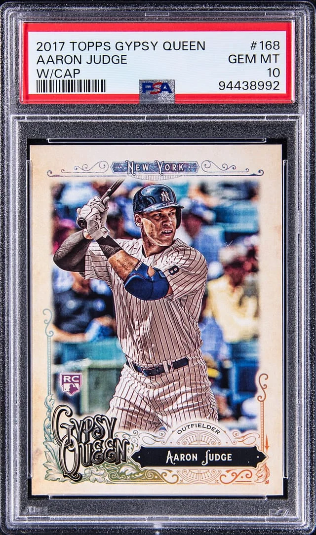 2017 Topps Gypsy Queen Aaron Judge, With Cap #168 card image