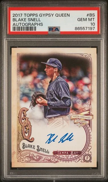 2017 Topps Gypsy Queen Blake Snell Autograph #BS card image