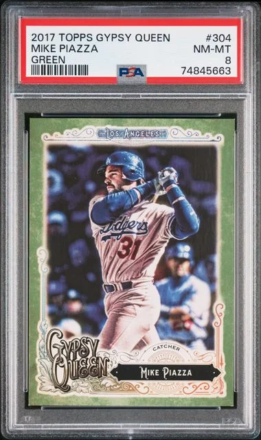 2017 Topps Gypsy Queen Mike Piazza Green #304 card image