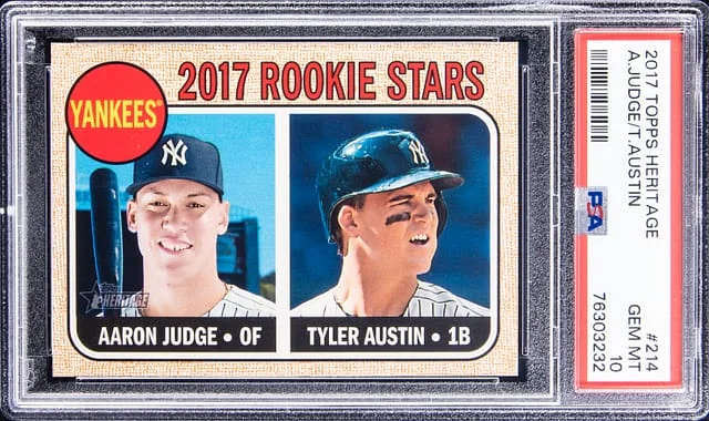 2017 Topps Heritage Aaron Judge Stars #214 card image