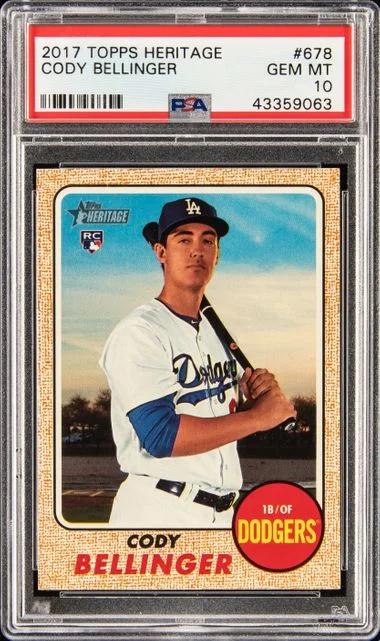 2017 Topps Heritage Cody Bellinger #678 card image