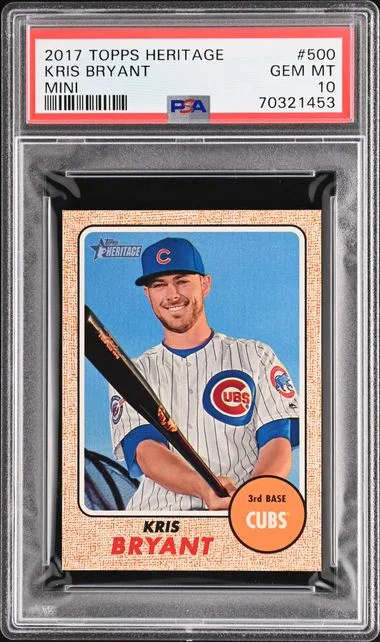 2017 Topps Heritage Kris Bryant Mini #500 card image