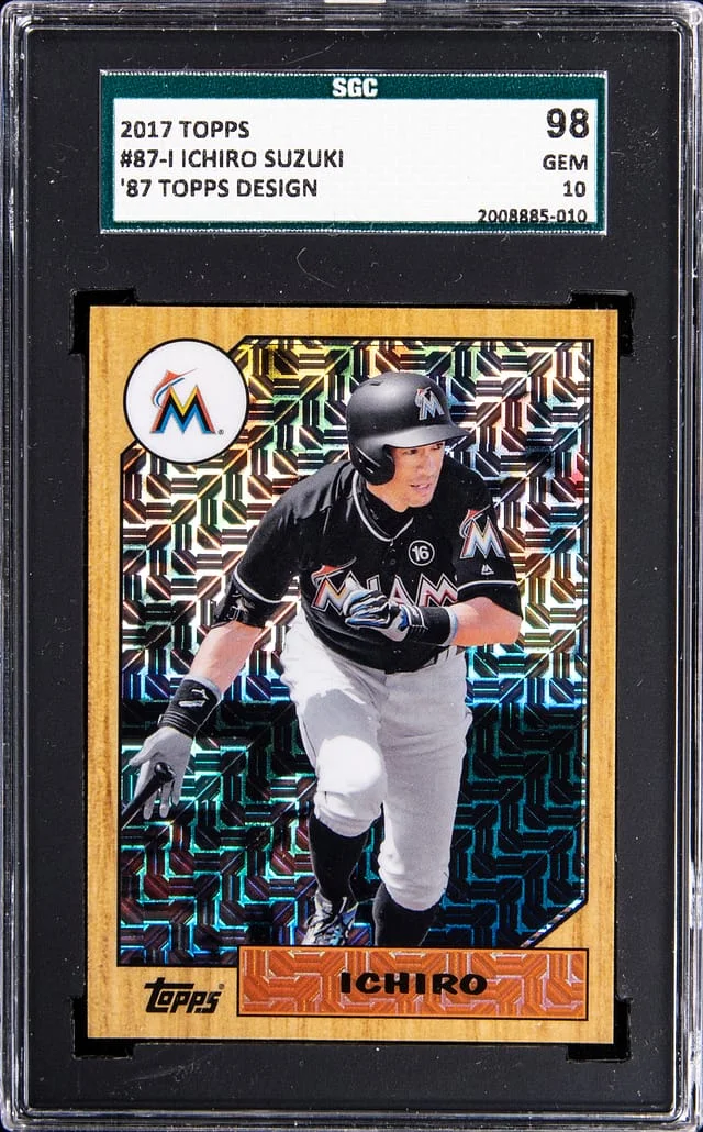 2017 Topps Ichiro Suzuki 1987 Design #87-I card image