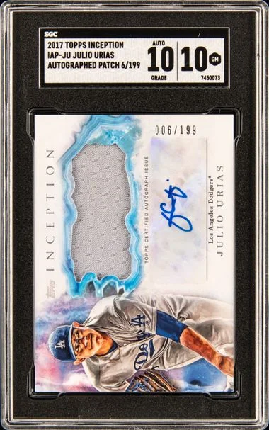 2017 Topps Julio Urias Inception #IAP-JU card image
