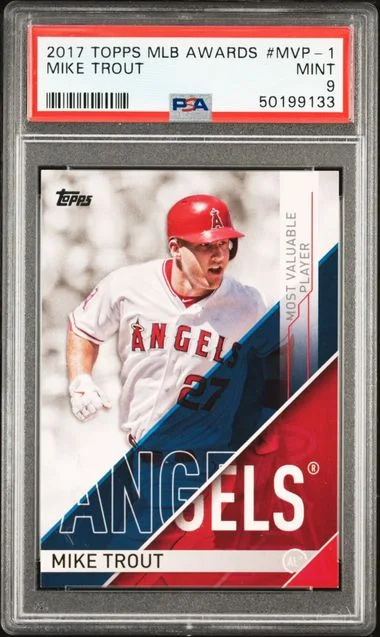 2017 Topps Mike Trout MLB Awards #MVP-1 card image