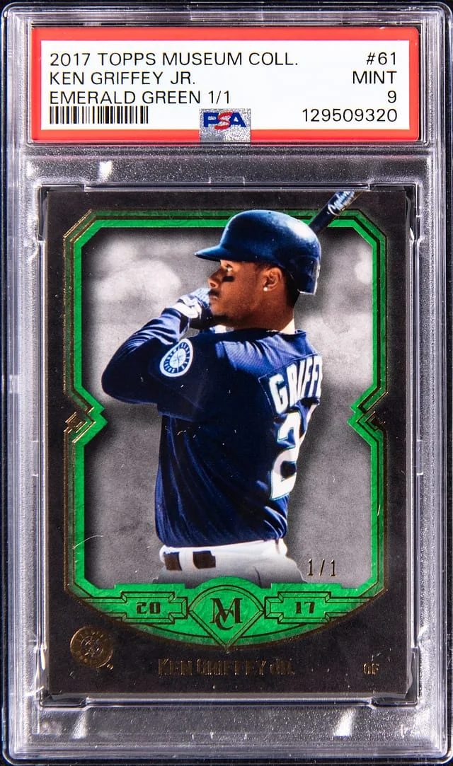 2017 Topps Museum Collection Ken Griffey Jr. Emerald Green #61 card image