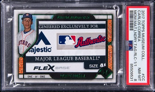 2017 Topps Museum Collection Momentous Material Laundry #no-number card image